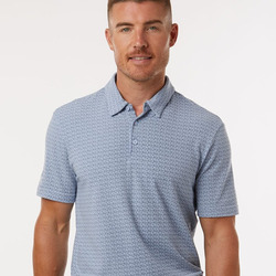 Men's Blended Printed Polo