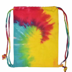 Tie-Dyed Drawstring Bag