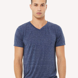 Unisex Textured Jersey V-Neck Tee