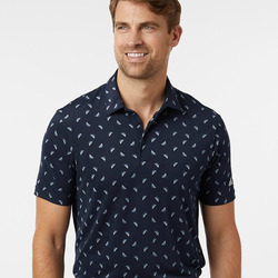 Men's Ultimate365 Mesh Print Polo