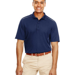 Men's Radiant Performance Piqué Polo with Reflective Piping