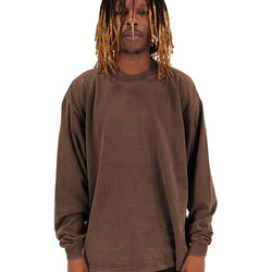 Unisex Max Heavyweight Garment-Dyed Long Sleeve T-Shirt