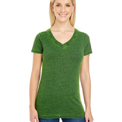 Women's Cross Dye V-Neck T-Shirt