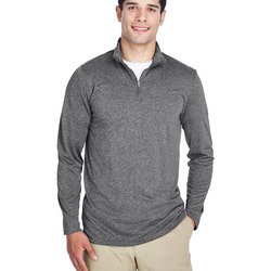 Men's Cool & Dry Heathered Performance Quarter-Zip Pullover