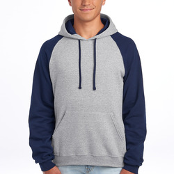 Unisex NuBlend ® Colorblock Raglan Hoodie Sweatshirt
