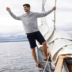 Cutter & Buck Adapt Knit Recycled Mens Heathered Hooded Pullover