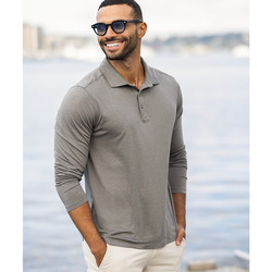 Cutter & Buck Coastline Epic Comfort Recycled Mens Long Sleeve Polo
