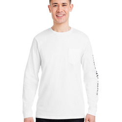 Unisex Long Sleeve Pocket T-Shirt