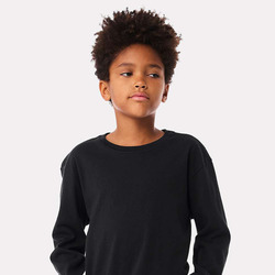 BC YOUTH 6 OZ HVYWT L/S T
