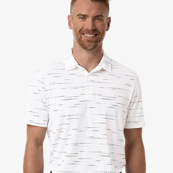 Men's Ultimate365 Mesh Glimmer Print Polo