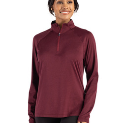 Cutter & Buck Coastline Epic Comfort Recycled Womens Quarter Zip