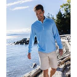 Cutter & Buck Coastline Epic Comfort Recycled Mens Quarter Zip