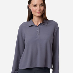 Women's Beyond Long Sleeve Loose Polo