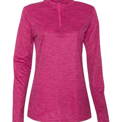 BDG LDY TONAL 1/4 ZIP T
