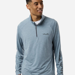 Men's Airweight Heather Quarter-Zip Pullover