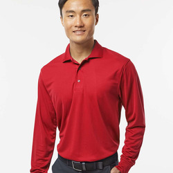 PRG ADT MINI MESH L/S POLO