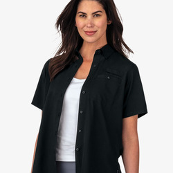 PRG LDY PERFORM S/S CAMO SHIRT