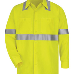 Men's High Visibility Long Sleeve Work Shirt