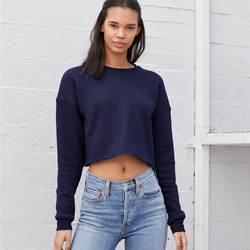 Women's Crop Fleece Crewneck Sweatshirt