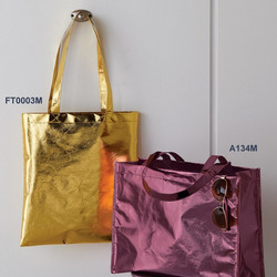 Metallic Tote
