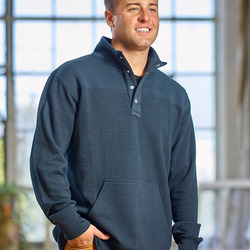 Men's Ripple Fleece Snap Sweatshirt