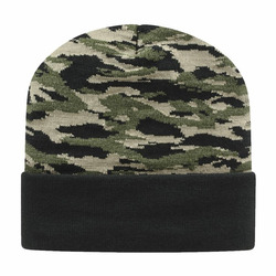 USA-Made Camo Cuffed Beanie