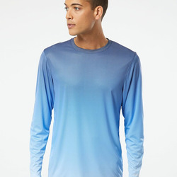 Unisex Barbados Performance Pin Dot Long Sleeve T-Shirt