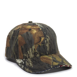 Camo W/Woven Flag