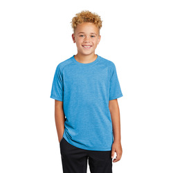 Youth Sublimated PosiCharge Tri Blend Wicking Raglan Tee